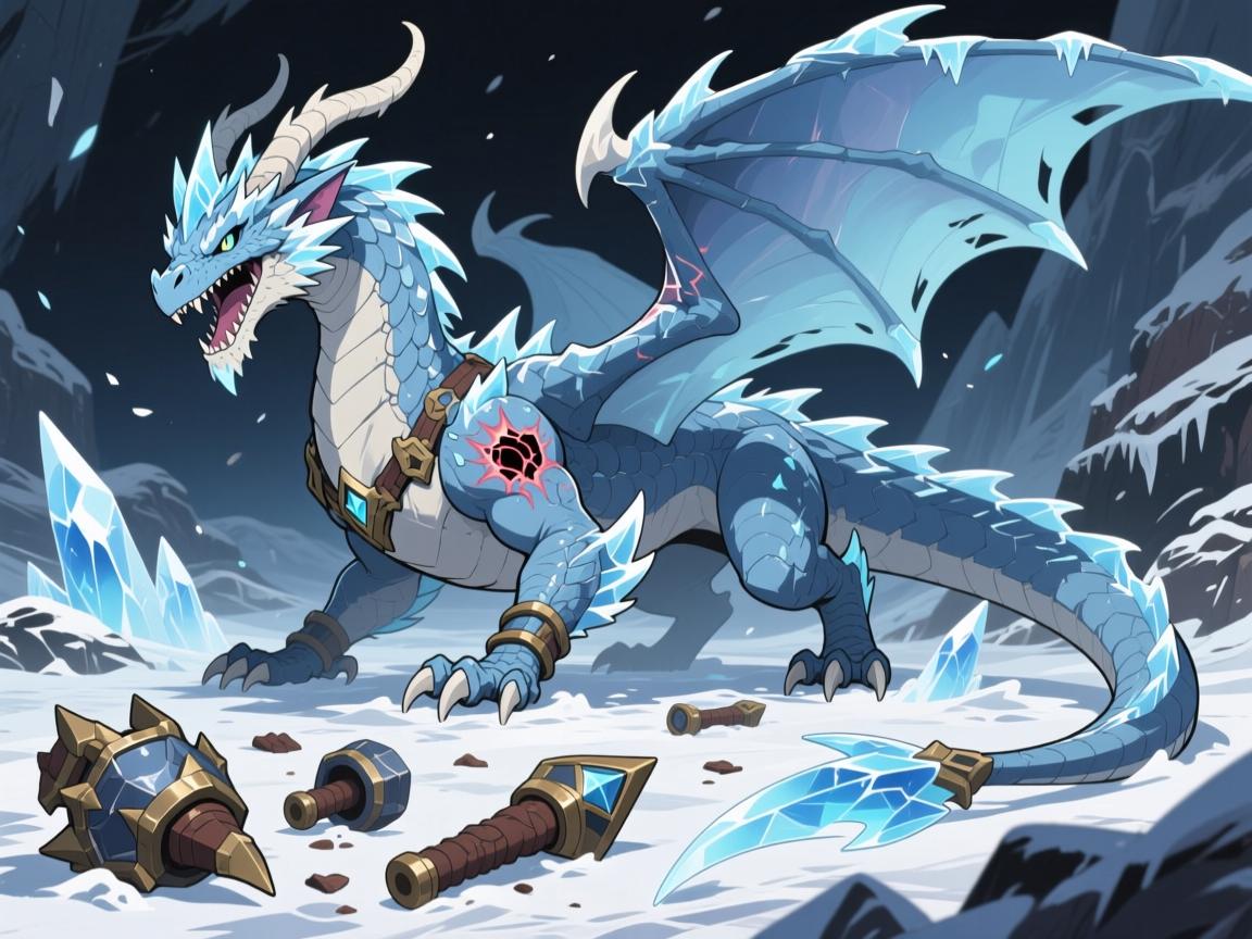 怪物猎人荒野冰锋龙素材,掉落材料有哪些,冻峰龙怎么打,弱点部位在哪里 怪物猎人荒野冰锋龙素材,掉落材料有哪些,冻峰龙怎么打,弱点部位在哪里