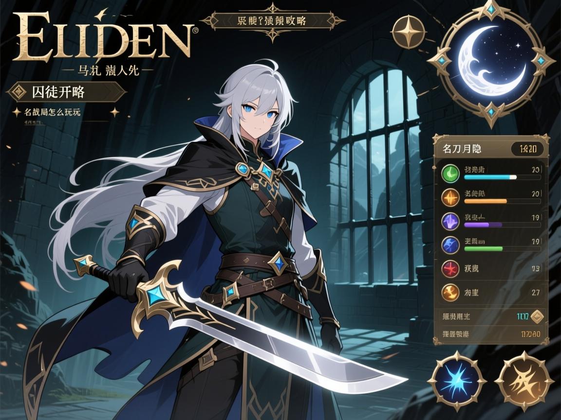 艾尔登法环囚徒强攻略,囚徒开局怎么加点,名刀月隐怎么获得,近战法师怎么玩 艾尔登法环囚徒强攻略,囚徒开局怎么加点,名刀月隐怎么获得,近战法师怎么玩