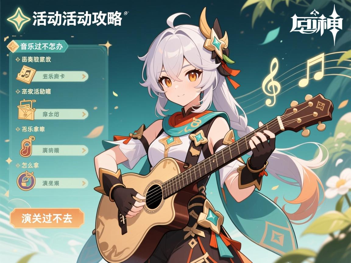 原神活动音乐活动攻略,音乐活动奖励怎么拿,演奏关卡过不去怎么办 原神活动音乐活动攻略,音乐活动奖励怎么拿,演奏关卡过不去怎么办