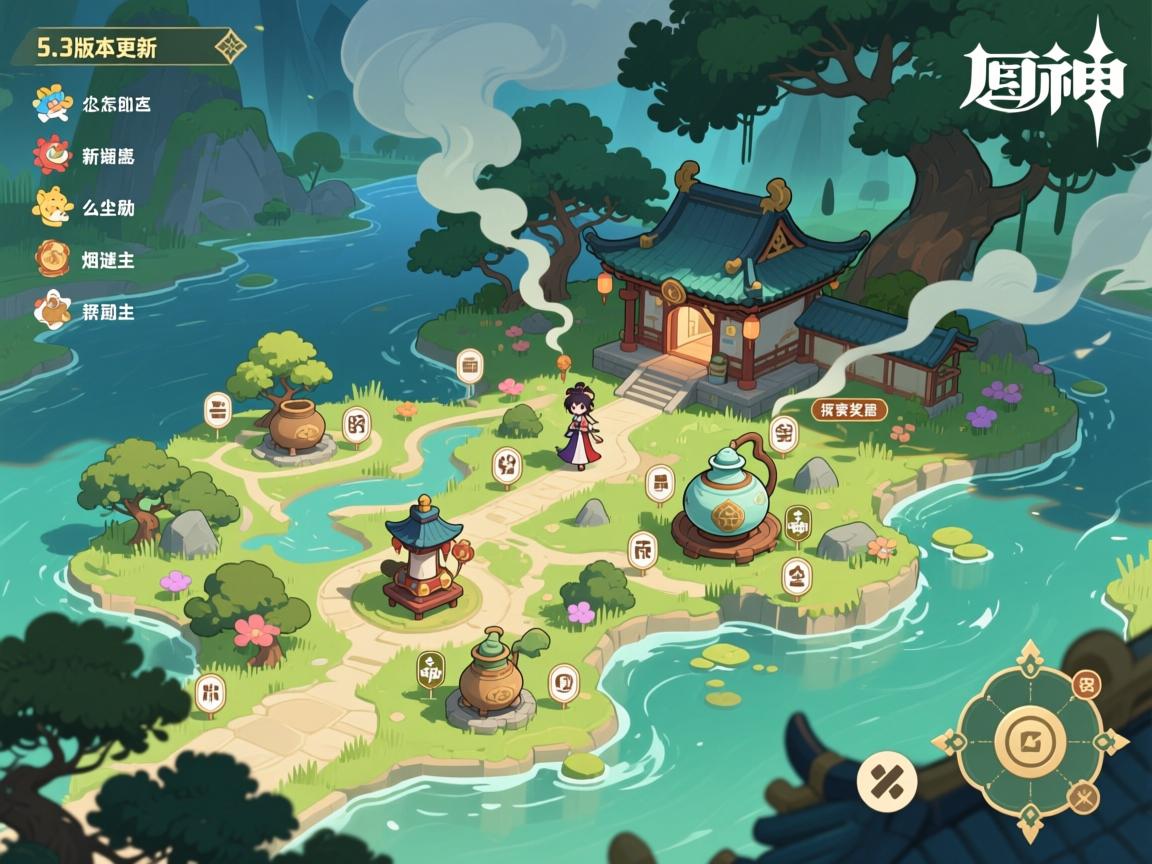 5.3版本更新地图吗原神,新区域烟谜主怎么去,尘歌壶新地图有哪些,探索奖励是什么 5.3版本更新地图吗原神,新区域烟谜主怎么去,尘歌壶新地图有哪些,探索奖励是什么