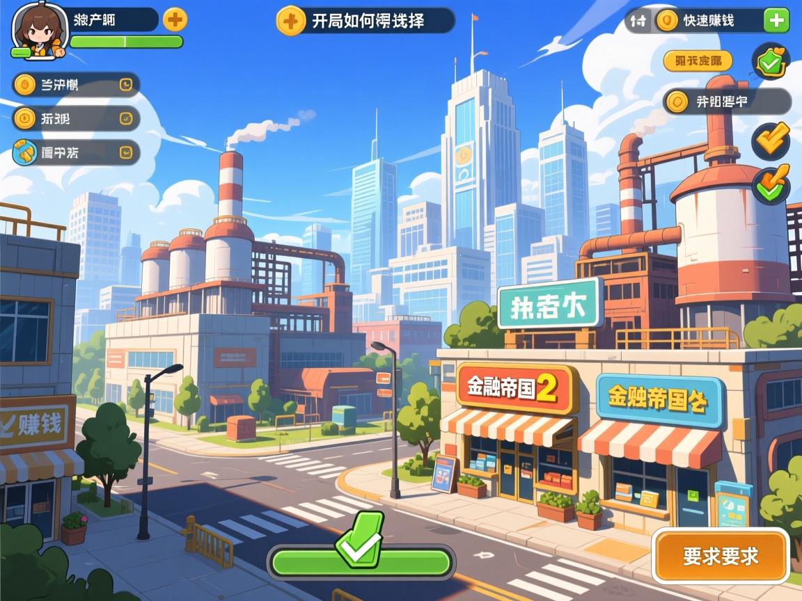 金融帝国2怎么快速赚钱,开局如何选择城市,工厂和商店比例怎么控制 金融帝国2怎么快速赚钱,开局如何选择城市,工厂和商店比例怎么控制