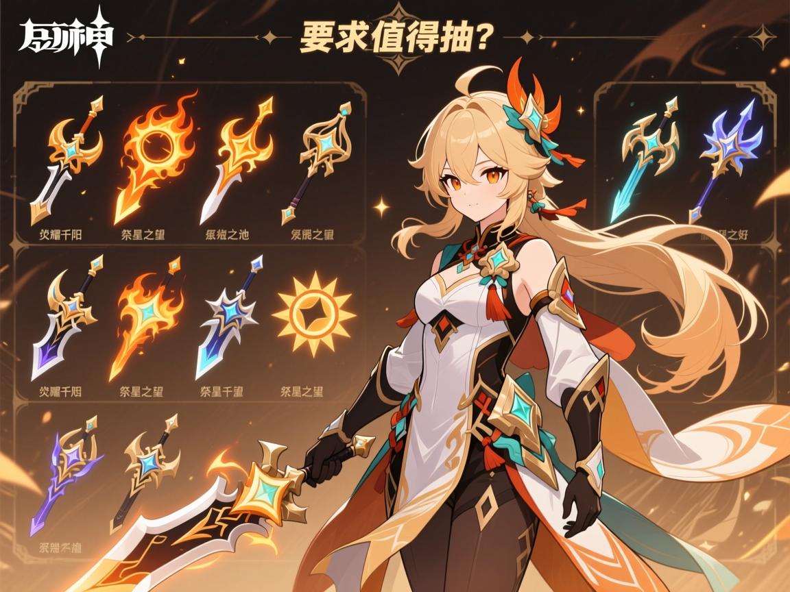原神5.3版本武器池有哪些,焚曜千阳和祭星者之望哪个好,武器池值得抽吗 原神5.3版本武器池有哪些,焚曜千阳和祭星者之望哪个好,武器池值得抽吗