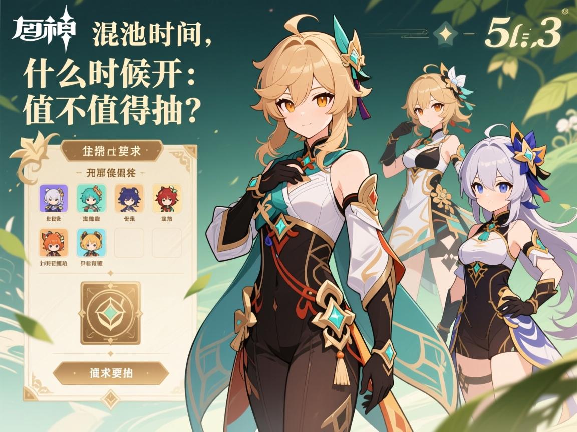 原神5.3版本混池时间,什么时候开启,角色有哪些,值不值得抽? 原神5.3版本混池时间,什么时候开启,角色有哪些,值不值得抽?