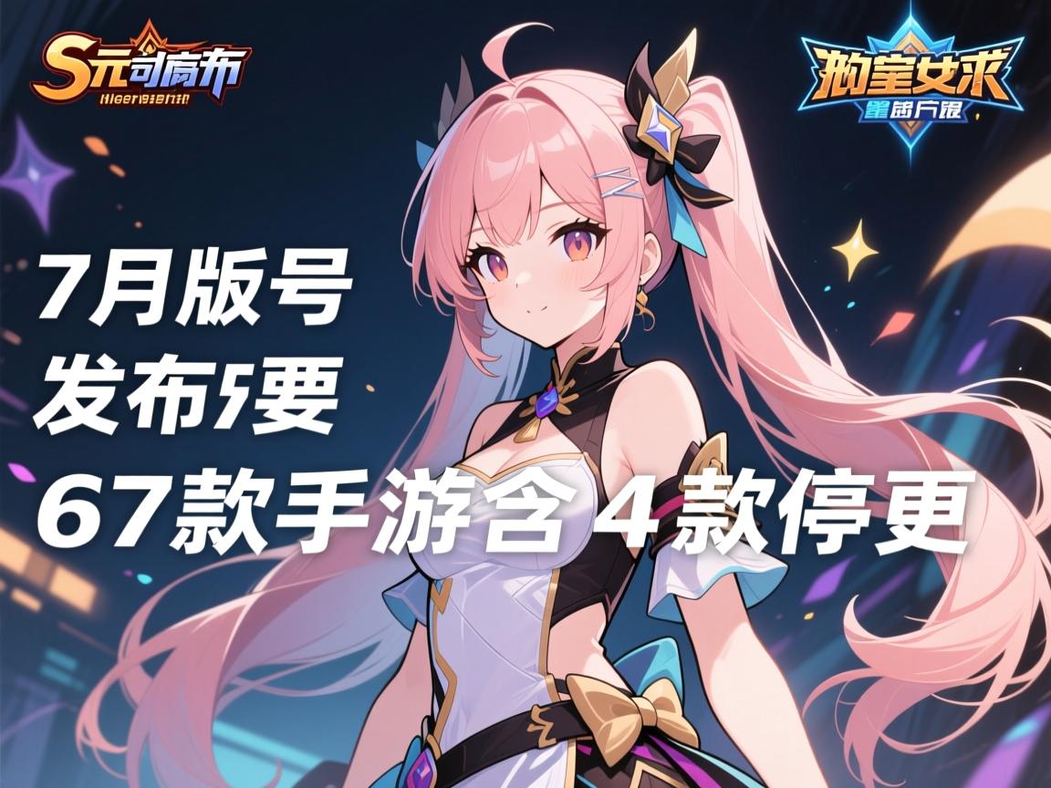 7月版号发布67款手游含4款停更 7月版号发布67款手游含4款停更