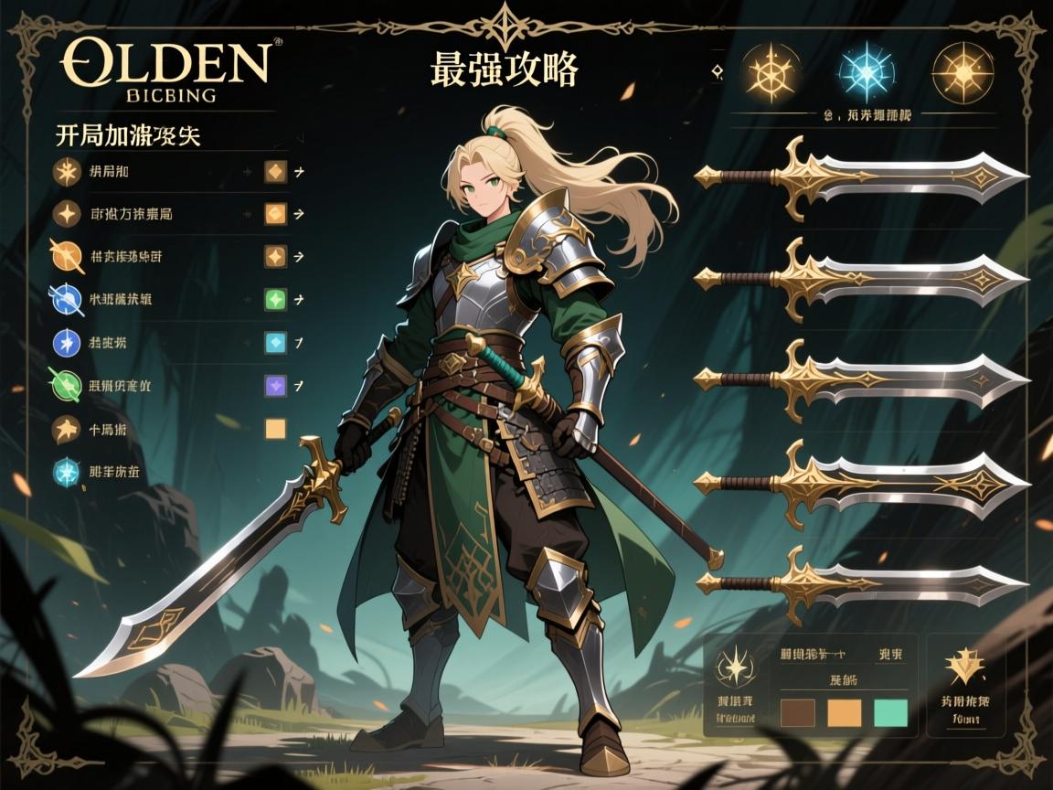艾尔登法环武士攻略,开局加点,最强流派,武器推荐 艾尔登法环武士攻略,开局加点,最强流派,武器推荐