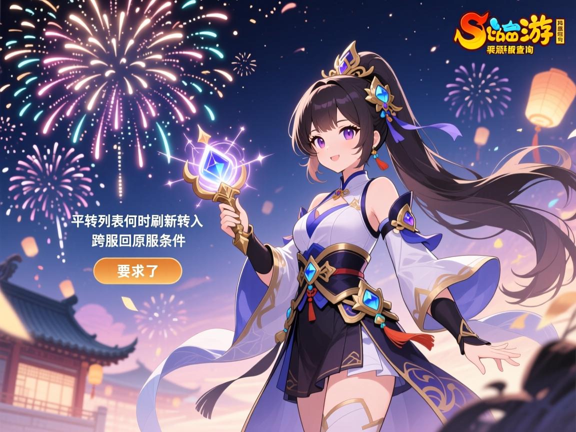 梦幻西游转服查询丨平转列表何时刷新,烟花区如何转入,跨服回原服条件 梦幻西游转服查询丨平转列表何时刷新,烟花区如何转入,跨服回原服条件