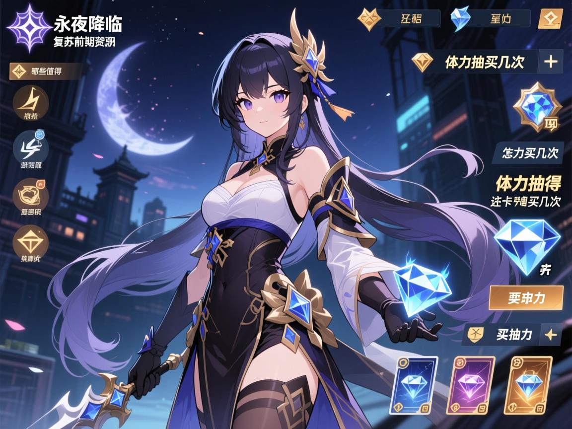 永夜降临复苏前期资源怎么分配,哪些值得囤,体力买几次,钻石抽卡还是买体力 永夜降临复苏前期资源怎么分配,哪些值得囤,体力买几次,钻石抽卡还是买体力