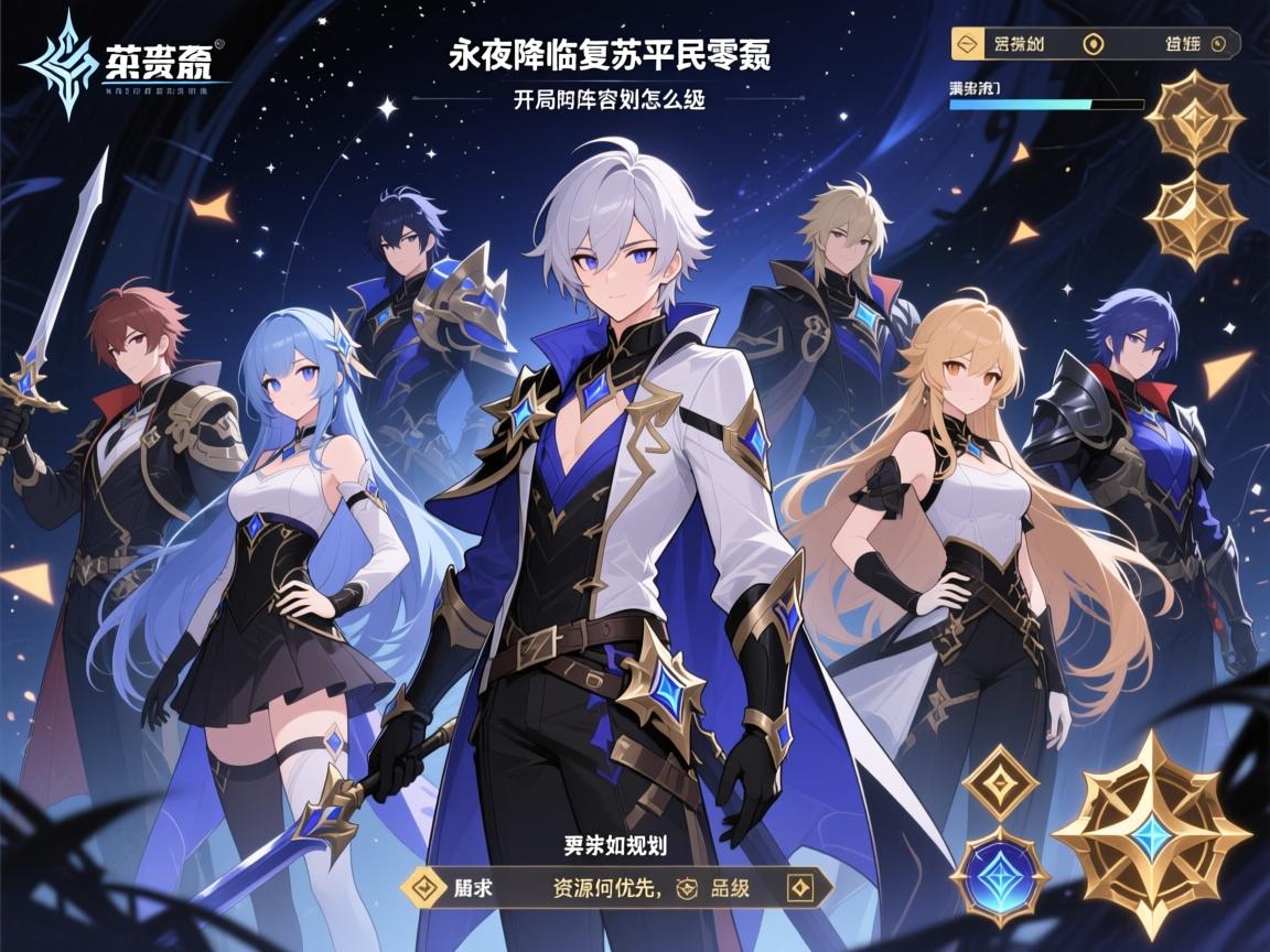 永夜降临复苏平民零氪,开局阵容怎么选,资源如何规划,角色培养优先级 永夜降临复苏平民零氪,开局阵容怎么选,资源如何规划,角色培养优先级