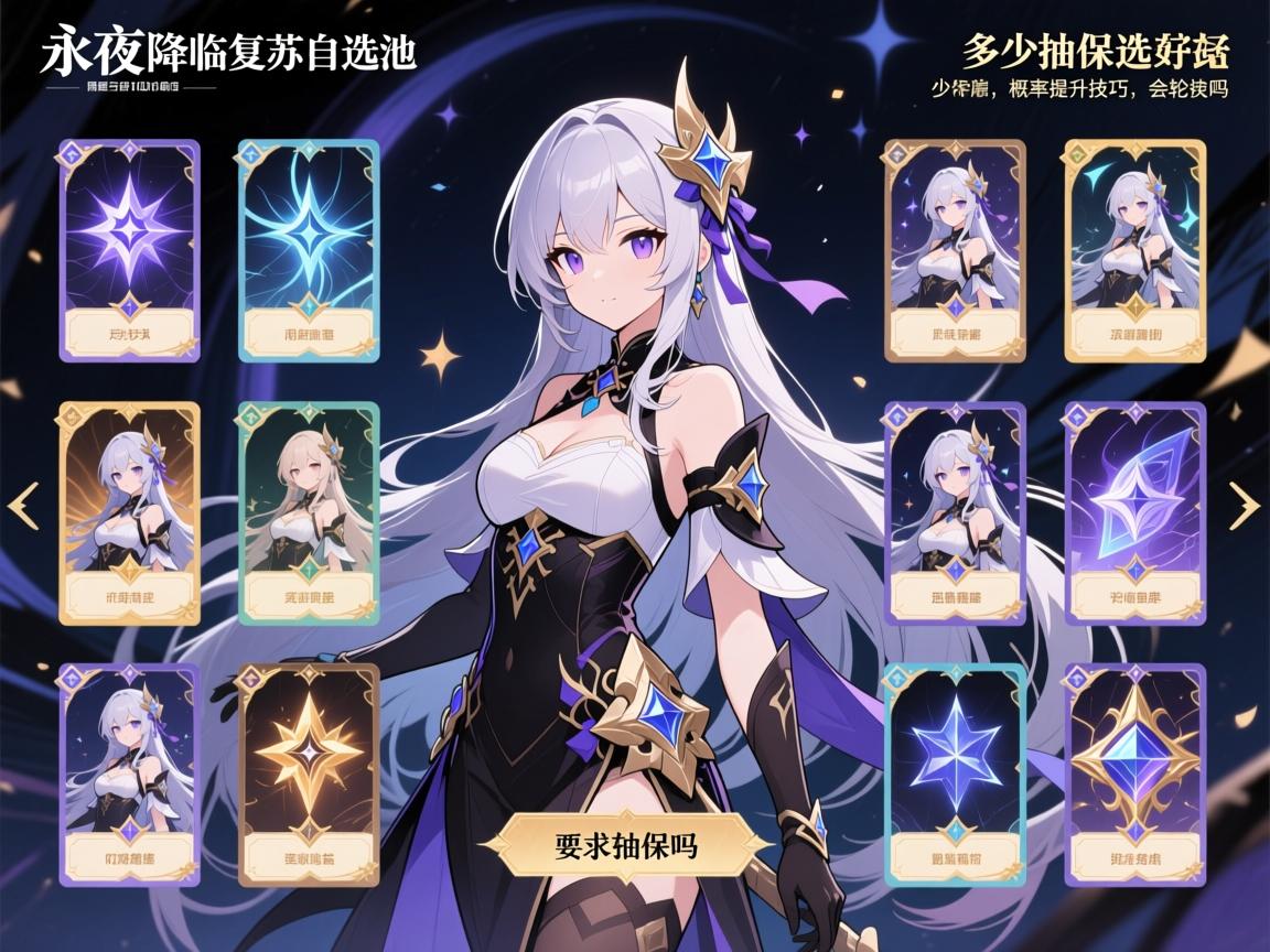永夜降临复苏自选卡池选哪个好,多少抽保底,概率提升技巧,会轮换吗 永夜降临复苏自选卡池选哪个好,多少抽保底,概率提升技巧,会轮换吗
