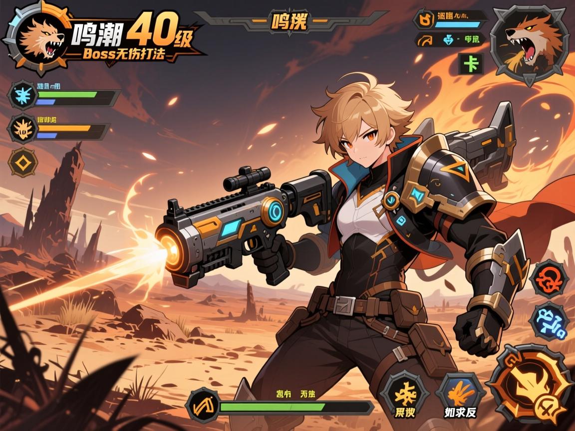 鸣潮40级boss无伤打法,荒原嗥鸣怎么卡位,巡哨机傀如何闪反 鸣潮40级boss无伤打法,荒原嗥鸣怎么卡位,巡哨机傀如何闪反