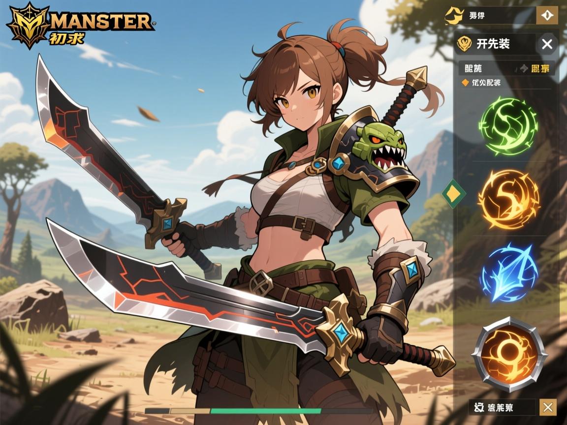 怪物猎人荒野双刀初始武器怎么选,开荒配装如何搭配,技能优先级怎么定 怪物猎人荒野双刀初始武器怎么选,开荒配装如何搭配,技能优先级怎么定