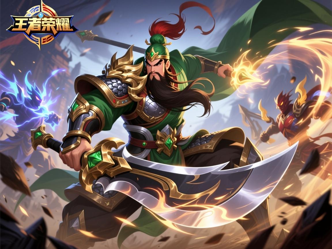 王者荣耀关羽技巧连招,如何无限连推,怎样一刀秒脆皮,团战如何进场? 王者荣耀关羽技巧连招,如何无限连推,怎样一刀秒脆皮,团战如何进场?