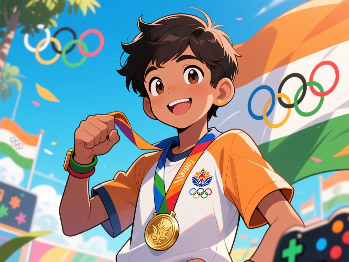 印度少年从游戏天赋逆袭奥运资格 印度少年从游戏天赋逆袭奥运资格