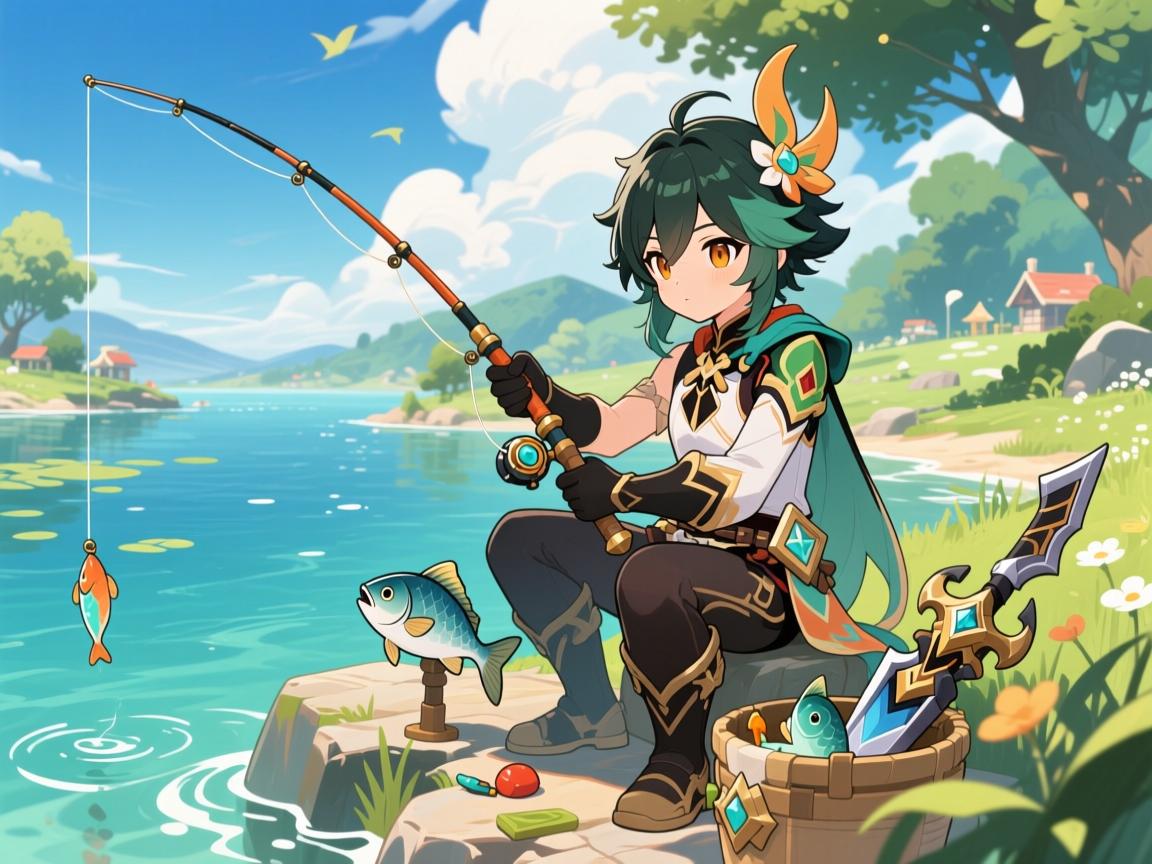 钓鱼活动攻略原神,钓鱼活动怎么玩,鱼获武器怎么获得,钓鱼点在哪 钓鱼活动攻略原神,钓鱼活动怎么玩,鱼获武器怎么获得,钓鱼点在哪