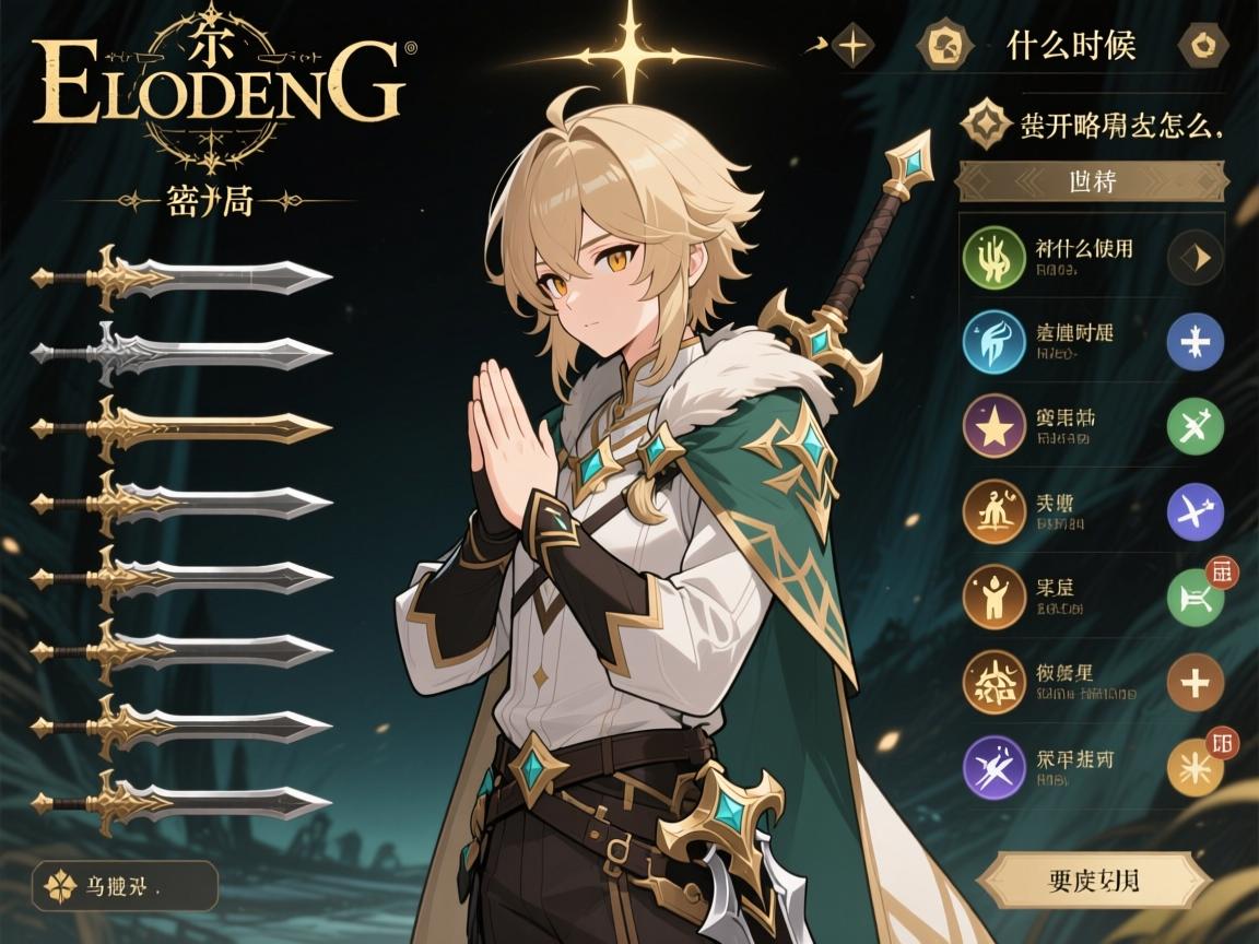 艾尔登法环密使攻略,开局怎么加点,武器如何选择,祷告什么时候用 艾尔登法环密使攻略,开局怎么加点,武器如何选择,祷告什么时候用