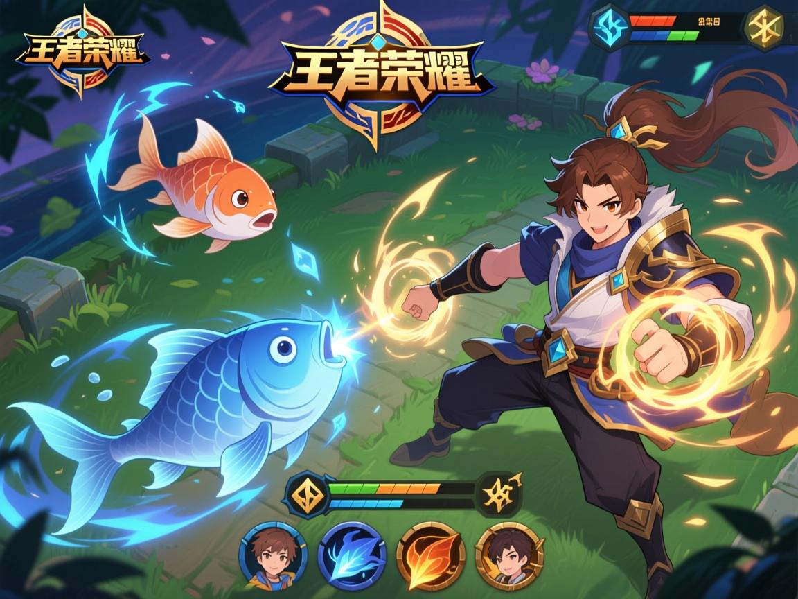 王者荣耀鱼连招技巧,如何刷新队友技能,怎样打出双控? 王者荣耀鱼连招技巧,如何刷新队友技能,怎样打出双控?