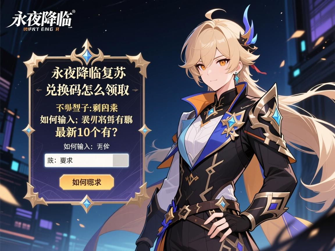 永夜降临复苏兑换码怎么领取,如何输入,最新10个有哪些 永夜降临复苏兑换码怎么领取,如何输入,最新10个有哪些