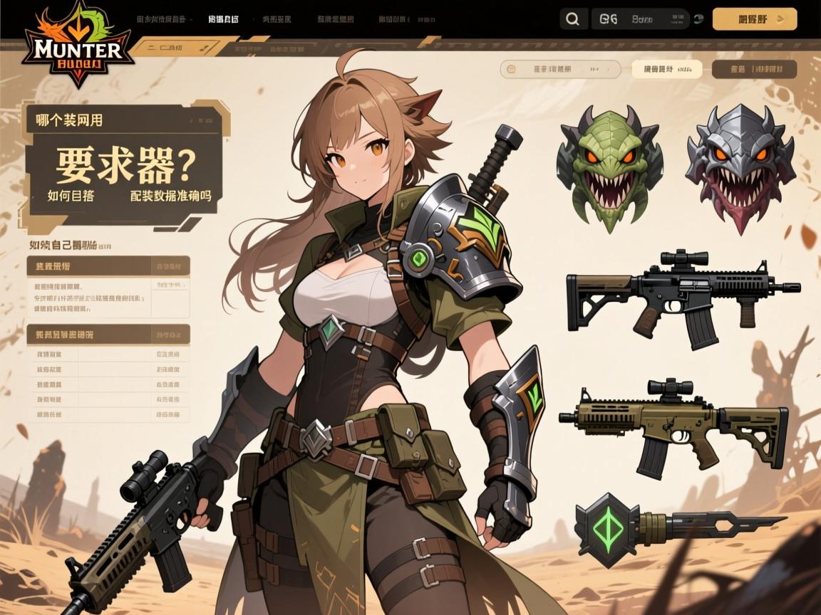 怪物猎人荒野配装网站,哪个配装器好用,如何自己搭配装备,配装数据准确吗 怪物猎人荒野配装网站,哪个配装器好用,如何自己搭配装备,配装数据准确吗