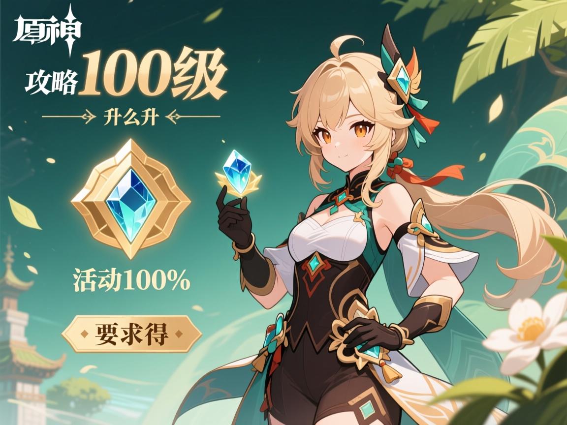 原神活动100攻略,100级角色怎么升,100原石怎么拿,活动100%奖励怎么得 原神活动100攻略,100级角色怎么升,100原石怎么拿,活动100%奖励怎么得