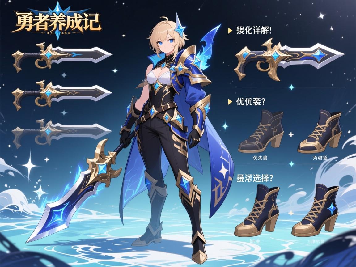 勇者养成记装备强化顺序详解,武器鞋子优先级为何最高?星辰海洋套装如何选择? 勇者养成记装备强化顺序详解,武器鞋子优先级为何最高?星辰海洋套装如何选择?