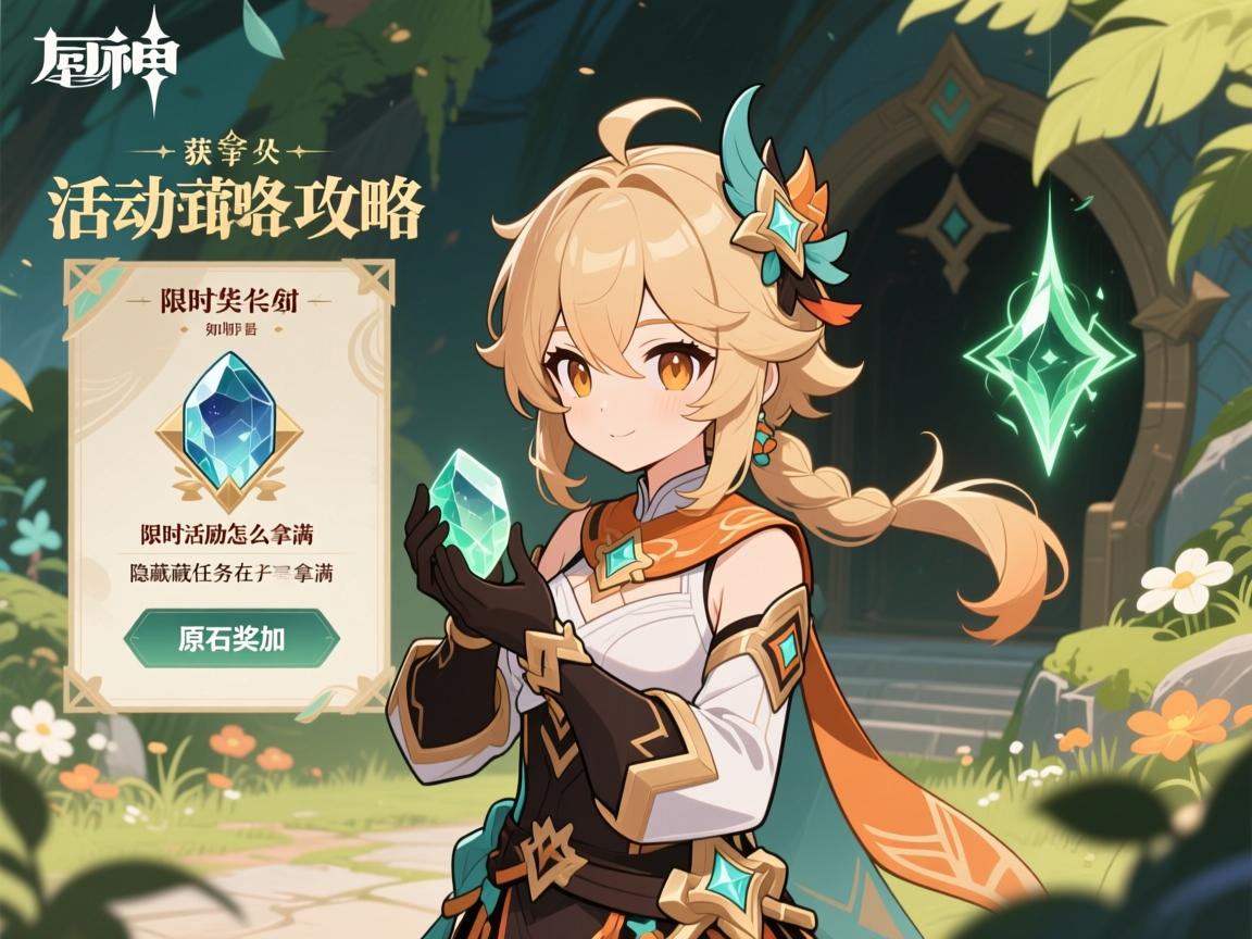 原神活动获取攻略,限时活动怎么参加,原石奖励如何拿满,隐藏任务在哪触发 原神活动获取攻略,限时活动怎么参加,原石奖励如何拿满,隐藏任务在哪触发