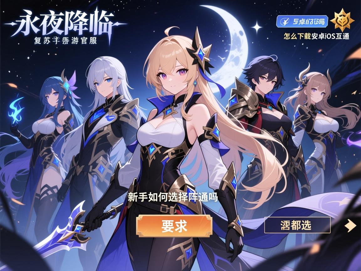永夜降临复苏手游官服怎么下载,安卓iOS互通吗,新手如何选择阵容 永夜降临复苏手游官服怎么下载,安卓iOS互通吗,新手如何选择阵容