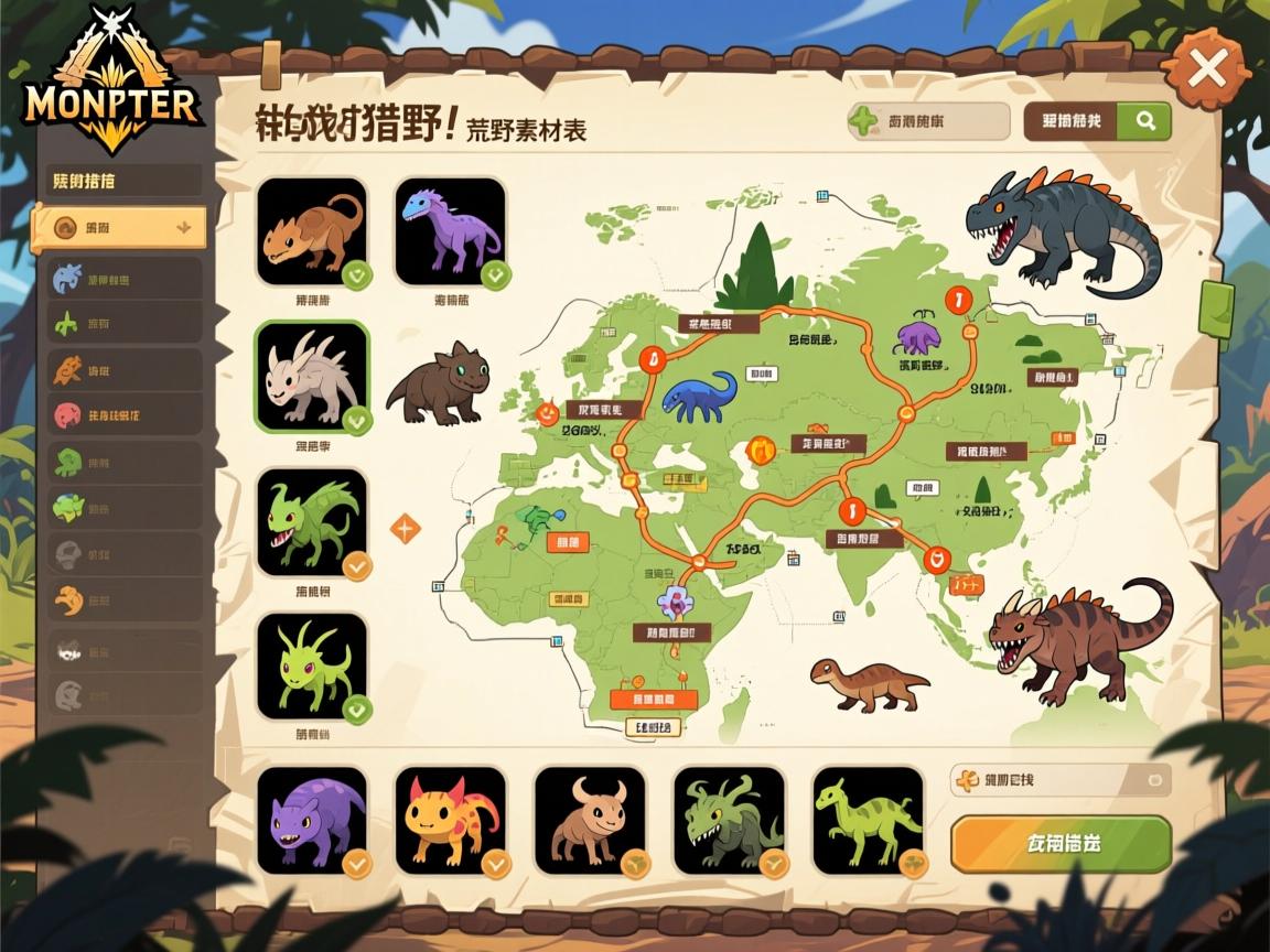 怪物猎人荒野素材表:掉落概率如何查询,采集路线怎么规划,稀有生物在哪找 怪物猎人荒野素材表:掉落概率如何查询,采集路线怎么规划,稀有生物在哪找