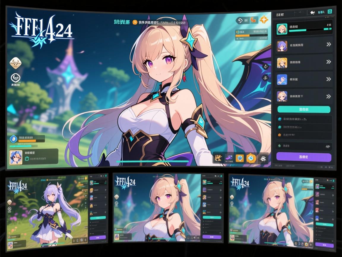 FF14玩家24角色多屏操作实录 FF14玩家24角色多屏操作实录