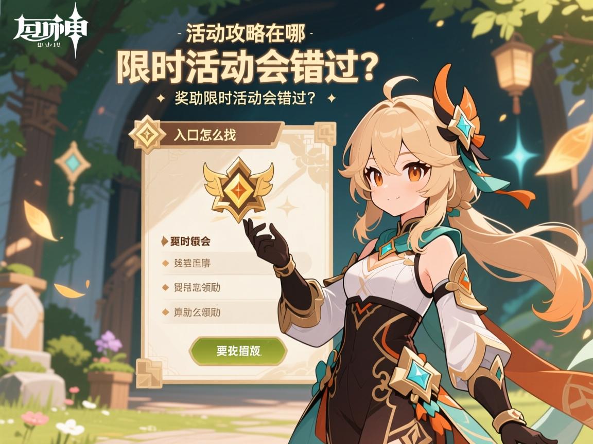 原神活动攻略在哪,活动入口怎么找,奖励怎么领取,限时活动会错过吗 原神活动攻略在哪,活动入口怎么找,奖励怎么领取,限时活动会错过吗