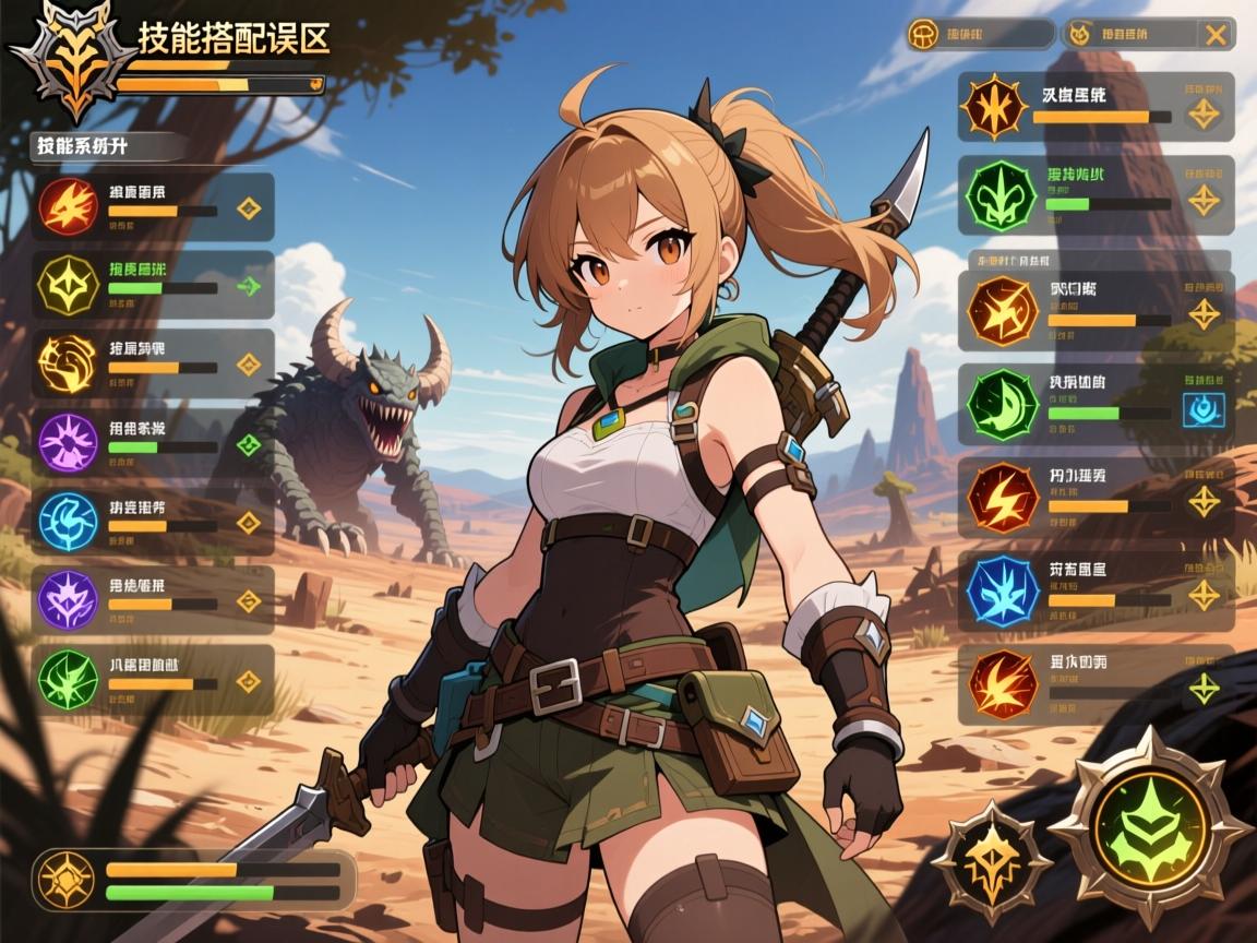 怪物猎人荒野怎么提升技能,技能系统详解,技能搭配误区 怪物猎人荒野怎么提升技能,技能系统详解,技能搭配误区