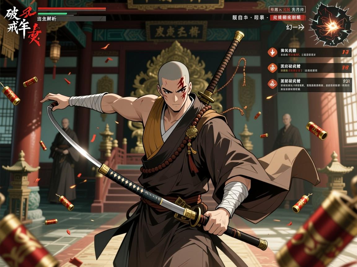 只狼破戒僧无伤打法全解析:从幻影破戒僧逃课技巧到宫内破戒僧三阶段鞭炮控制策略 只狼破戒僧无伤打法全解析:从幻影破戒僧逃课技巧到宫内破戒僧三阶段鞭炮控制策略