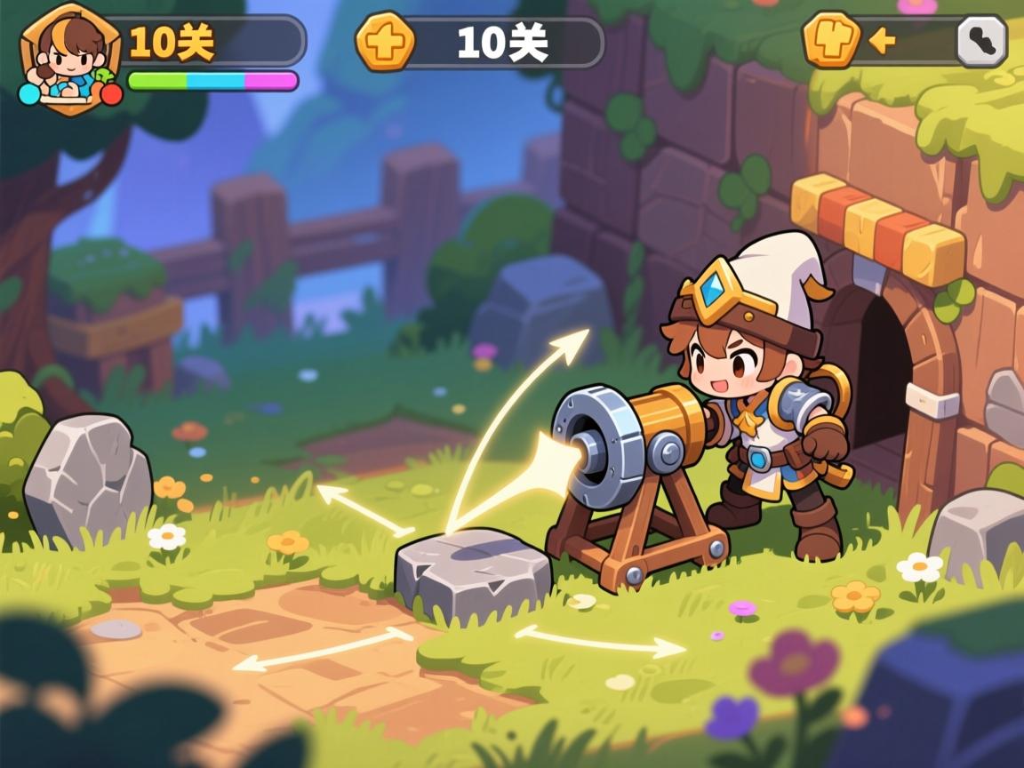 迷你挑战第10关卡住了怎么办,投石器角度怎么调整才能通关 迷你挑战第10关卡住了怎么办,投石器角度怎么调整才能通关