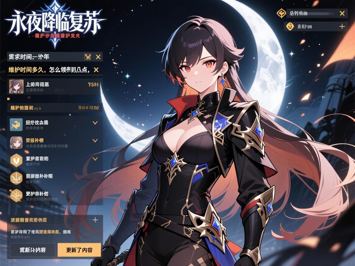 永夜降临复苏维护到几点,维护时间多久,怎么领补偿,更新了什么内容 永夜降临复苏维护到几点,维护时间多久,怎么领补偿,更新了什么内容