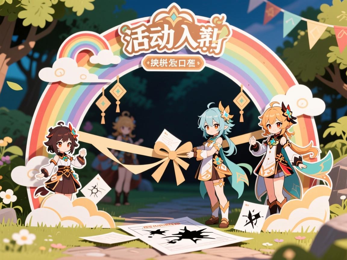 剪纸原神活动攻略,剪彩映虹活动入口在哪,纸张怎么获得,拼贴失败怎么办 剪纸原神活动攻略,剪彩映虹活动入口在哪,纸张怎么获得,拼贴失败怎么办