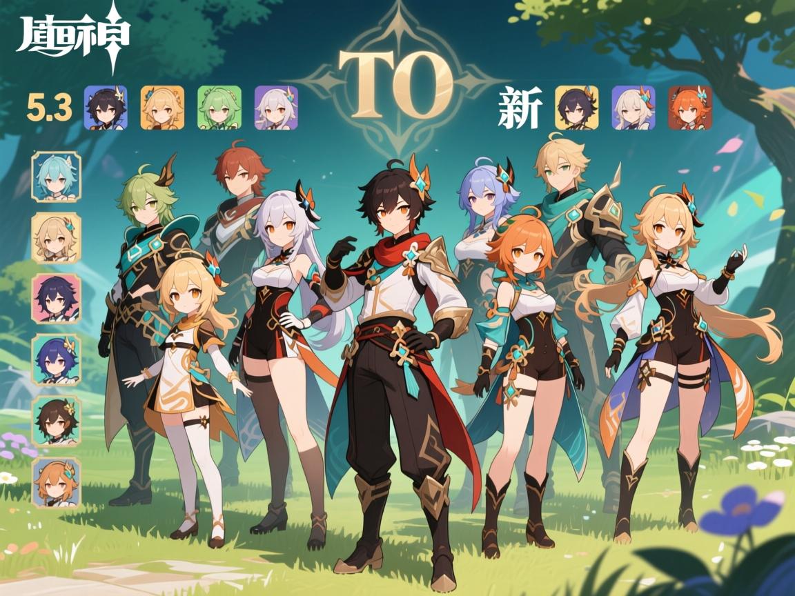 原神5.3版本全角色配队,T0阵容怎么搭配,平民玩家怎么组队,新角色怎么融入队伍 原神5.3版本全角色配队,T0阵容怎么搭配,平民玩家怎么组队,新角色怎么融入队伍