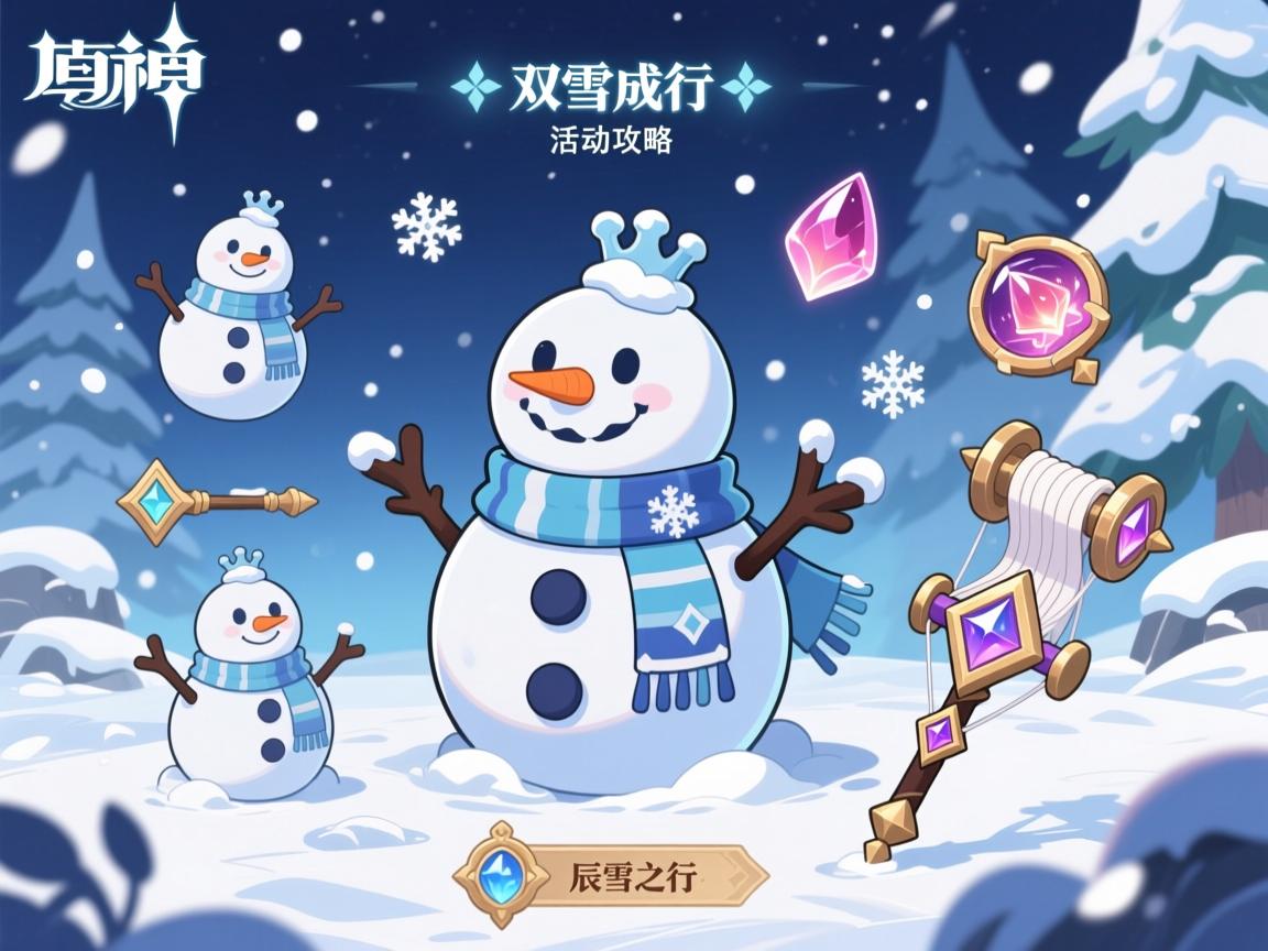 原神雪人活动攻略,雪人部件怎么获得,双雪成行任务怎么做,辰砂之纺锤如何获取 原神雪人活动攻略,雪人部件怎么获得,双雪成行任务怎么做,辰砂之纺锤如何获取