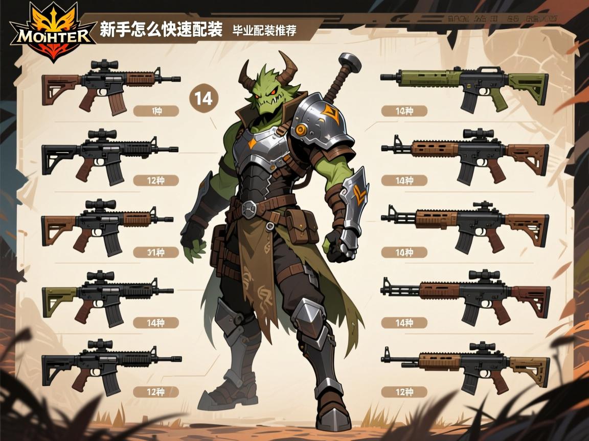 怪物猎人荒野配装攻略,新手怎么快速配装,主流防具如何选择,14种武器毕业配装推荐 怪物猎人荒野配装攻略,新手怎么快速配装,主流防具如何选择,14种武器毕业配装推荐