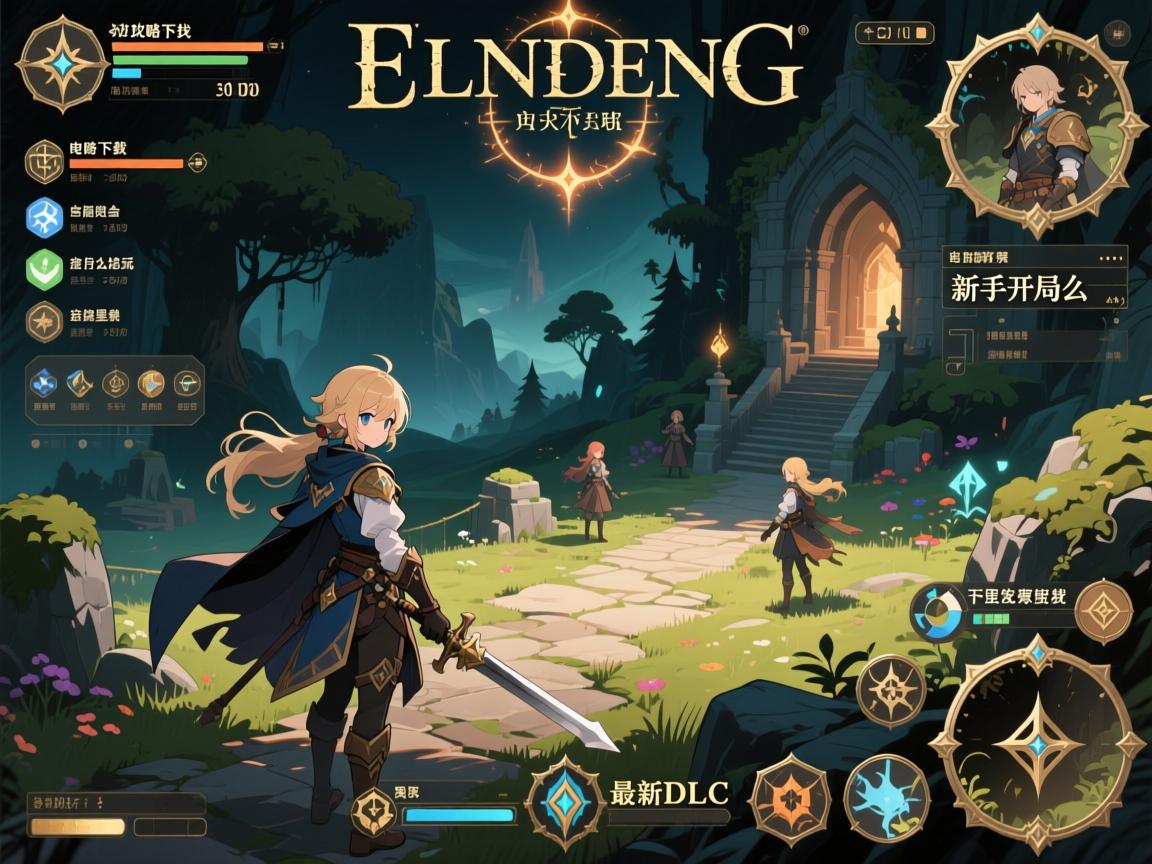 艾尔登法环电子攻略下载,新手开局怎么玩,全流程攻略哪里找,最新DLC攻略有吗 艾尔登法环电子攻略下载,新手开局怎么玩,全流程攻略哪里找,最新DLC攻略有吗