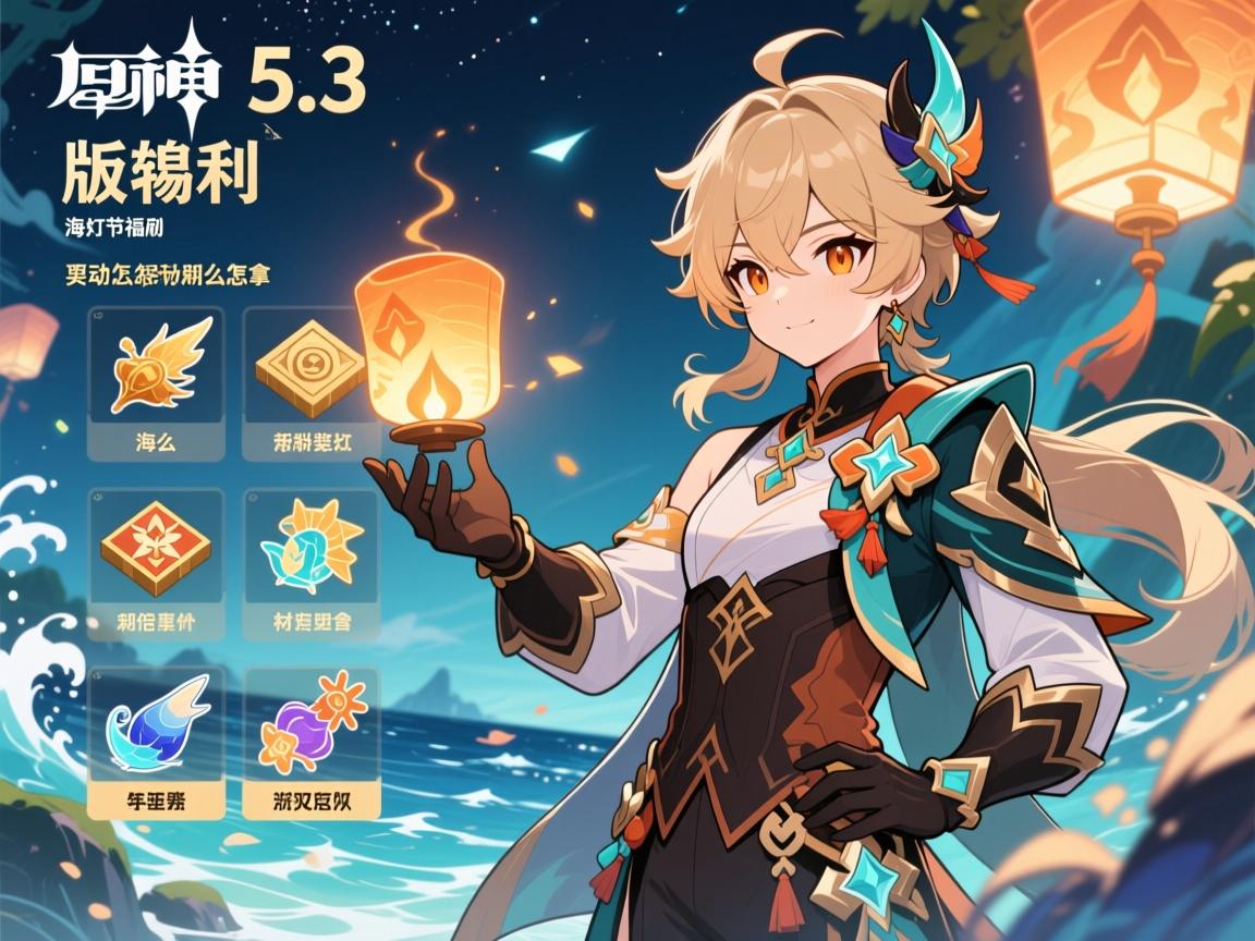原神5.3版本奖励,海灯节福利有哪些,新角色怎么获得,活动奖励怎么拿,材料双倍怎么刷 原神5.3版本奖励,海灯节福利有哪些,新角色怎么获得,活动奖励怎么拿,材料双倍怎么刷
