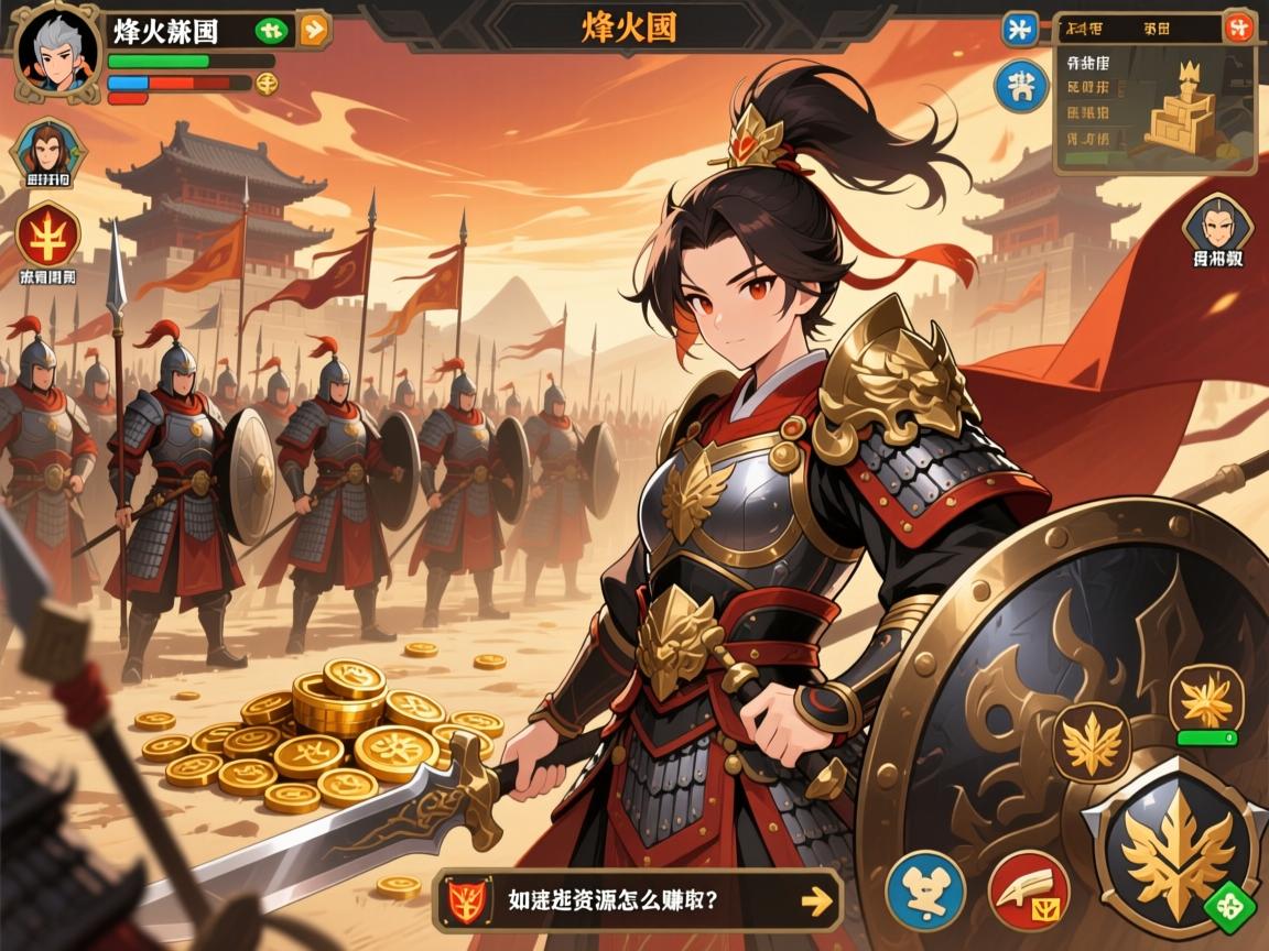 烽火战国,新手怎么快速起步,兵种如何选择,资源怎么赚取? 烽火战国,新手怎么快速起步,兵种如何选择,资源怎么赚取?
