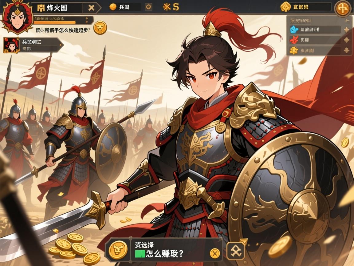 烽火战国,新手怎么快速起步,兵种如何选择,资源怎么赚取? 烽火战国,新手怎么快速起步,兵种如何选择,资源怎么赚取?