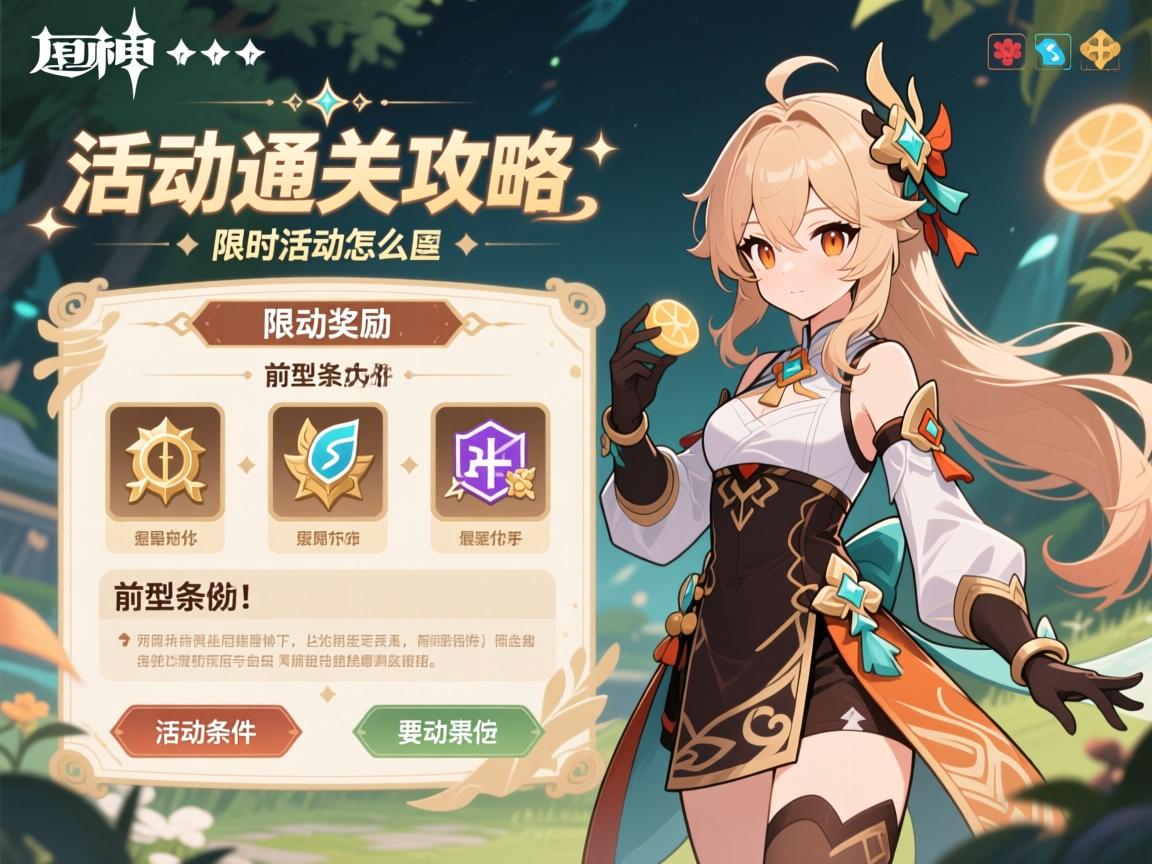 原神活动通关攻略,限时活动奖励怎么最大化,前置条件有哪些,活动类型怎么区分 原神活动通关攻略,限时活动奖励怎么最大化,前置条件有哪些,活动类型怎么区分