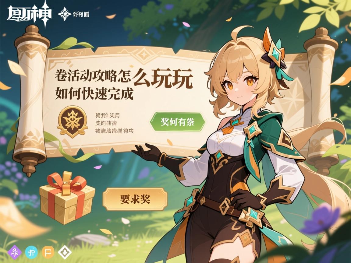 原神卷轴活动攻略怎么玩,奖励有哪些,如何快速完成 原神卷轴活动攻略怎么玩,奖励有哪些,如何快速完成