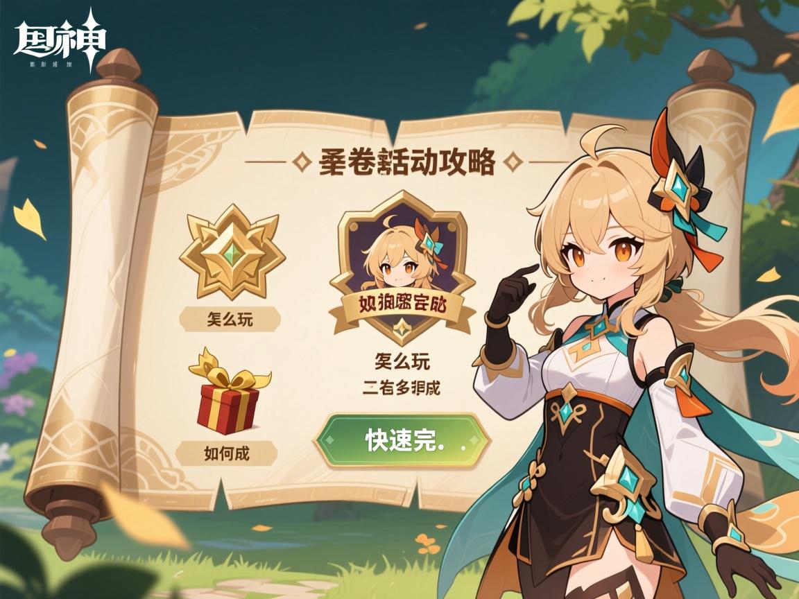 原神卷轴活动攻略怎么玩,奖励有哪些,如何快速完成 原神卷轴活动攻略怎么玩,奖励有哪些,如何快速完成