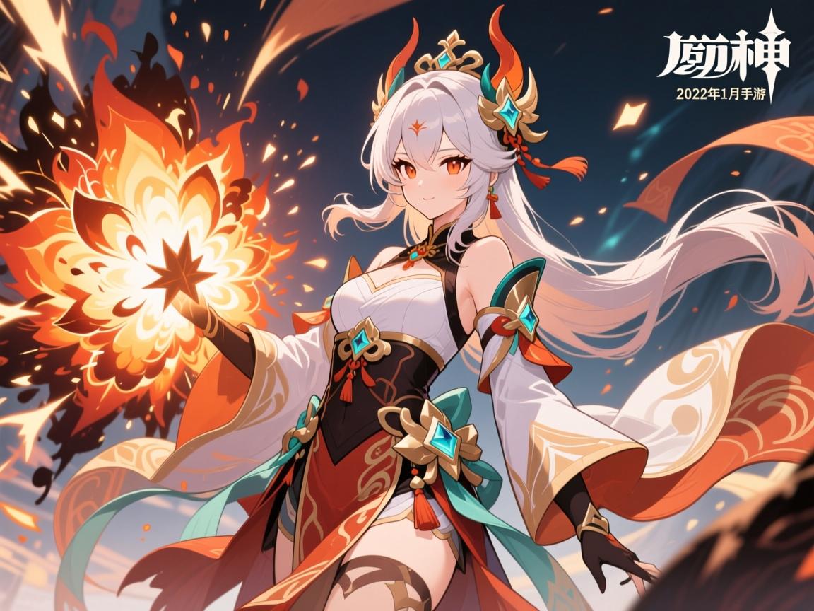 原神神女劈观引爆二创热潮 2022年1月手游 原神神女劈观引爆二创热潮 2022年1月手游