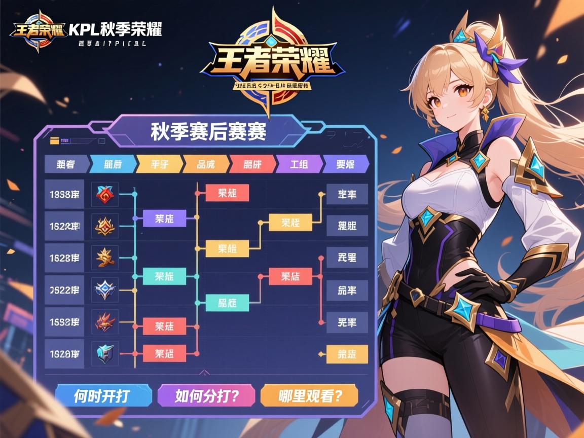 王者荣耀KPL秋季赛季后赛赛程表,何时开打?如何分组?哪里观看? 王者荣耀KPL秋季赛季后赛赛程表,何时开打?如何分组?哪里观看?