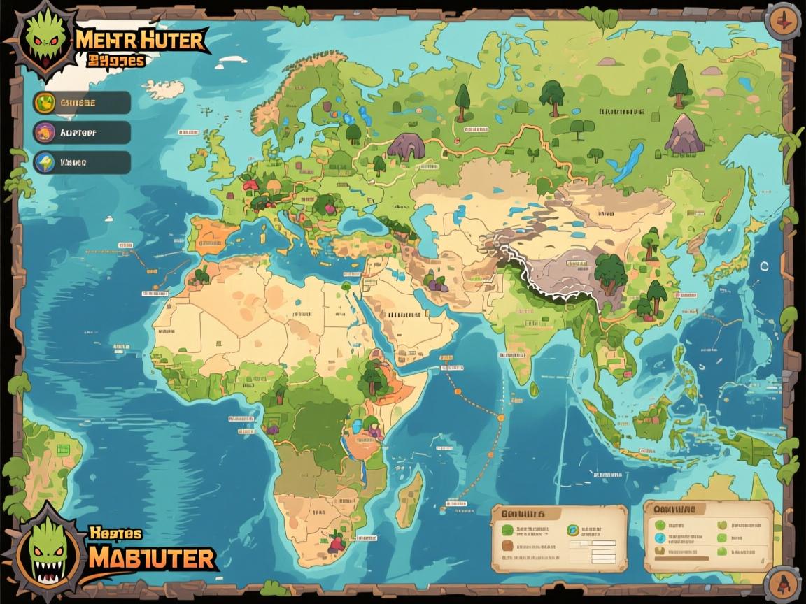 怪物猎人荒野地图全貌是怎样的,地图总面积有多大,各区域生态有何特点,探索顺序如何规划 怪物猎人荒野地图全貌是怎样的,地图总面积有多大,各区域生态有何特点,探索顺序如何规划