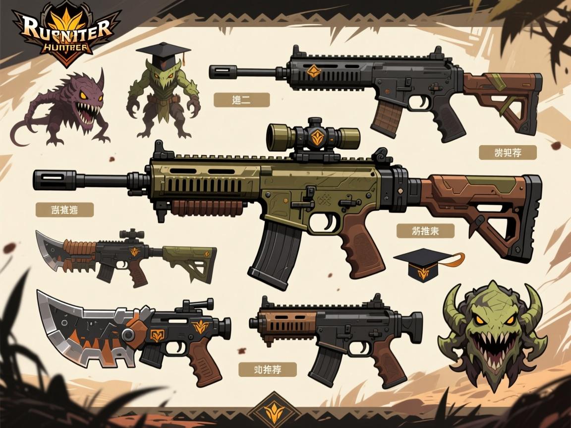 怪物猎人荒野素材武器推荐,开荒武器怎么选,毕业装备如何搭配 怪物猎人荒野素材武器推荐,开荒武器怎么选,毕业装备如何搭配