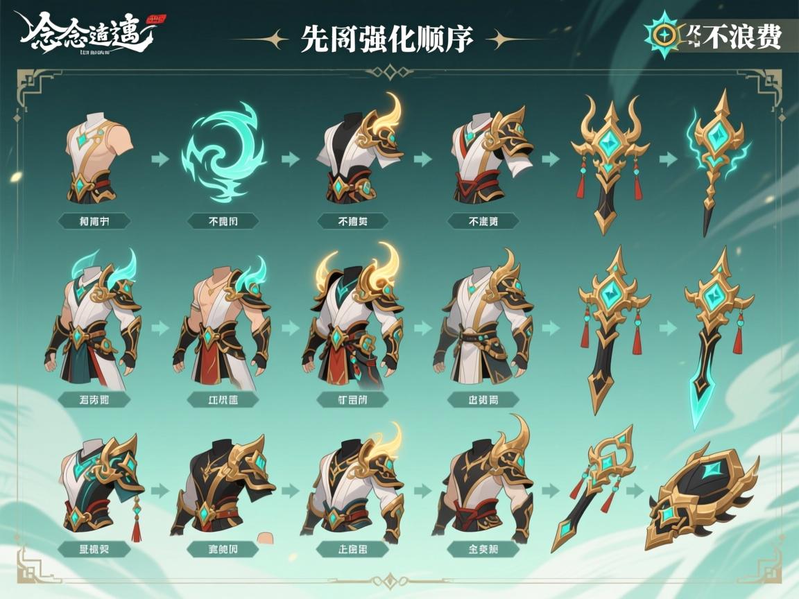 一念逍遥装备强化顺序图如何规划资源不浪费?不同部位先强化哪个收益最高? 一念逍遥装备强化顺序图如何规划资源不浪费?不同部位先强化哪个收益最高?