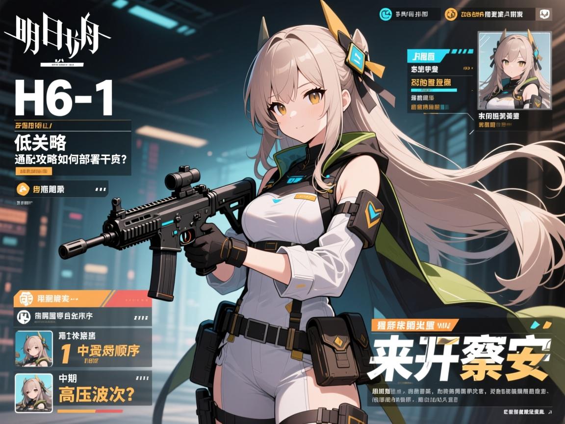 明日方舟h6-1低配通关攻略如何部署干员顺序?怎样应对中期高压波次? 明日方舟h6-1低配通关攻略如何部署干员顺序?怎样应对中期高压波次?